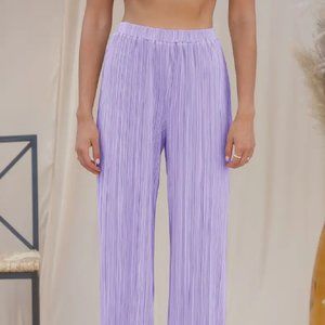 LAVENDER WIDE LEG PANT